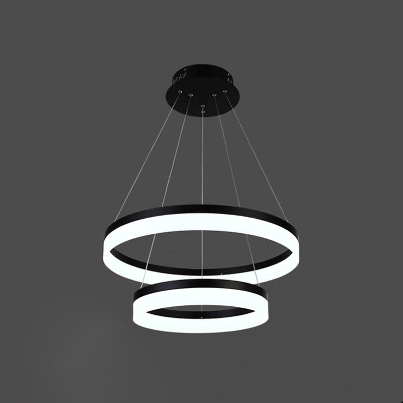 Modern Style Mutil-Tier Pendant Chandelier Metal Mutil Lights Suspended Lighting Fixture