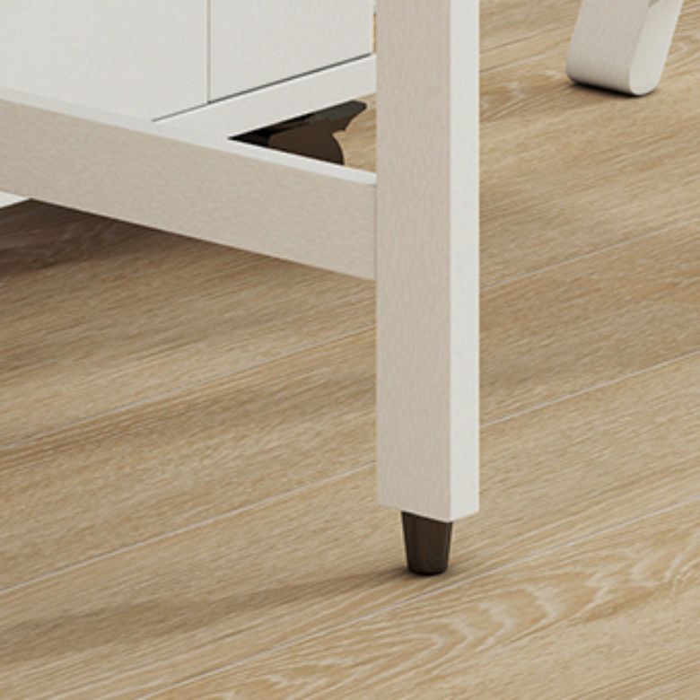 Modern Style Rectangle Solid Wood Dining Site Table with Drop-Leaf