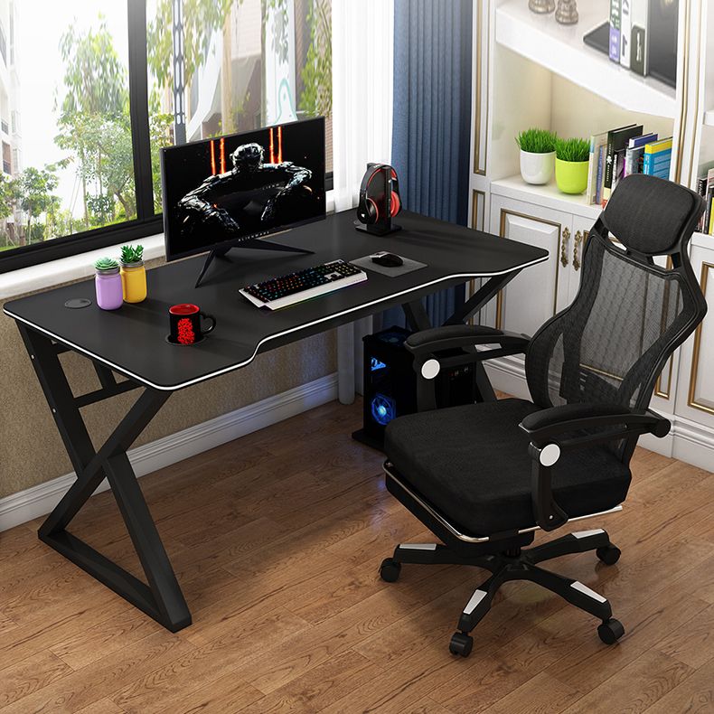Modern Home Writing Desk Freeform Artificial Wood Office Desk,62.9"L X 23.6"W