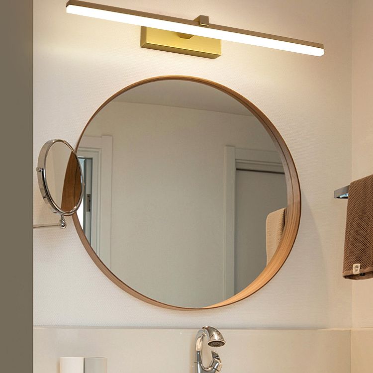 Modern Linear Vanity Sconce Lights Metal 1-Light Wall Lighting Fixture for Bathroom