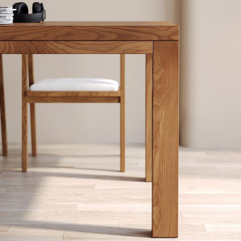 Modern Solid Wood Dining Table 4 Legs Dining Table for Dining Room