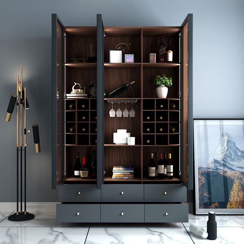 Contemporary Display Stand Wood Buffet Cabinet for Dining Room