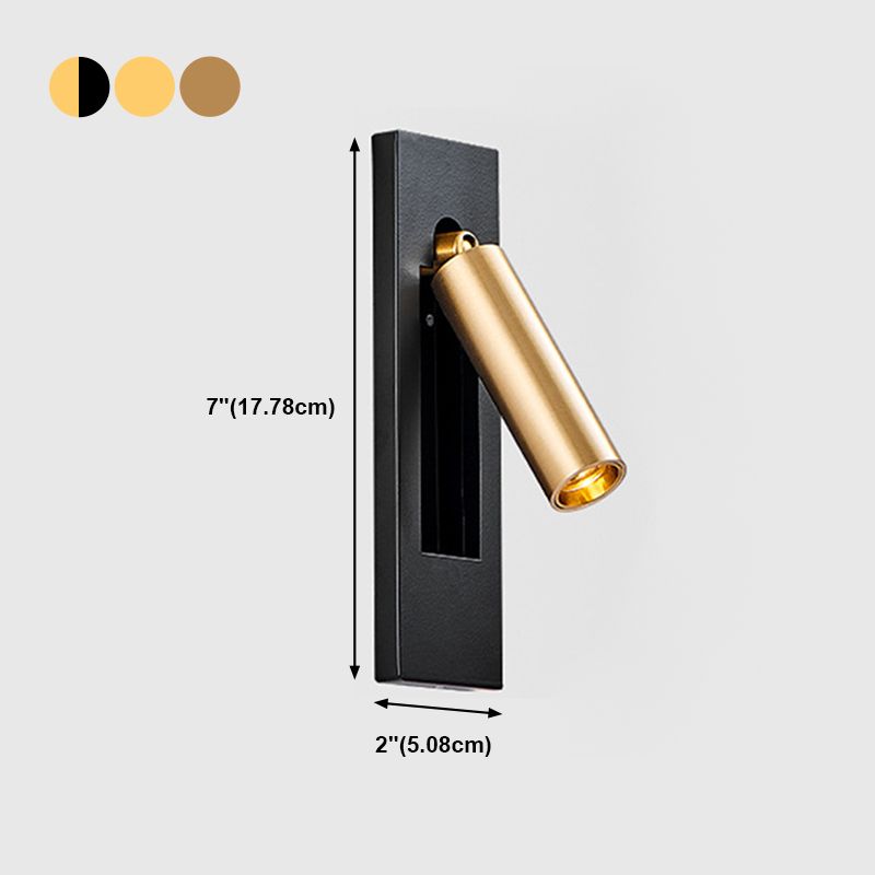 Luz de montaje en la pared Luz de pared LED de pared LED de dormitorio de metal moderno