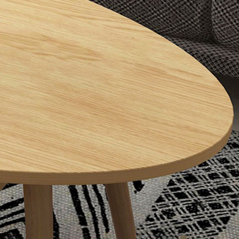 Contemporary Style Coffee Cocktail Table Wooden 4 Legs Coffee Table