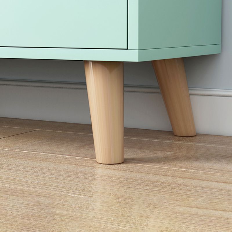 Scandinavian Standard Bookcase Engineered Wood Bookshelf with Cabinets