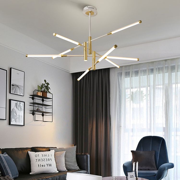 Acrylic Multi-Tier Ceiling Pendant Light Minimalistic LED Chandelier Lighting Fixture