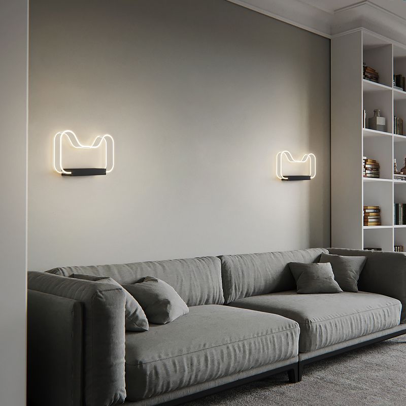 Bedside LED Wall Light Fixture Nordic Simple Wall Sconce for Children Room Living Room