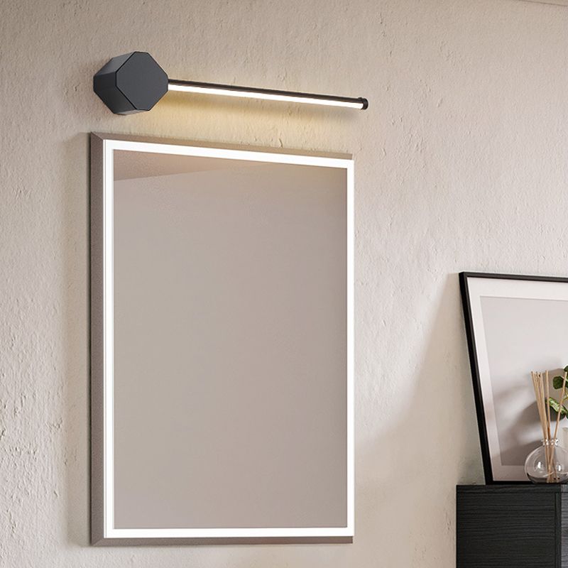 Metal Slim Wall Vanity Light Modern Style Modern 1 Fishting Light Vanity Light
