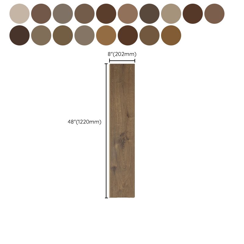 Brown Wood Laminate Flooring Scratch Resistance Matte Laminate Plank Flooring