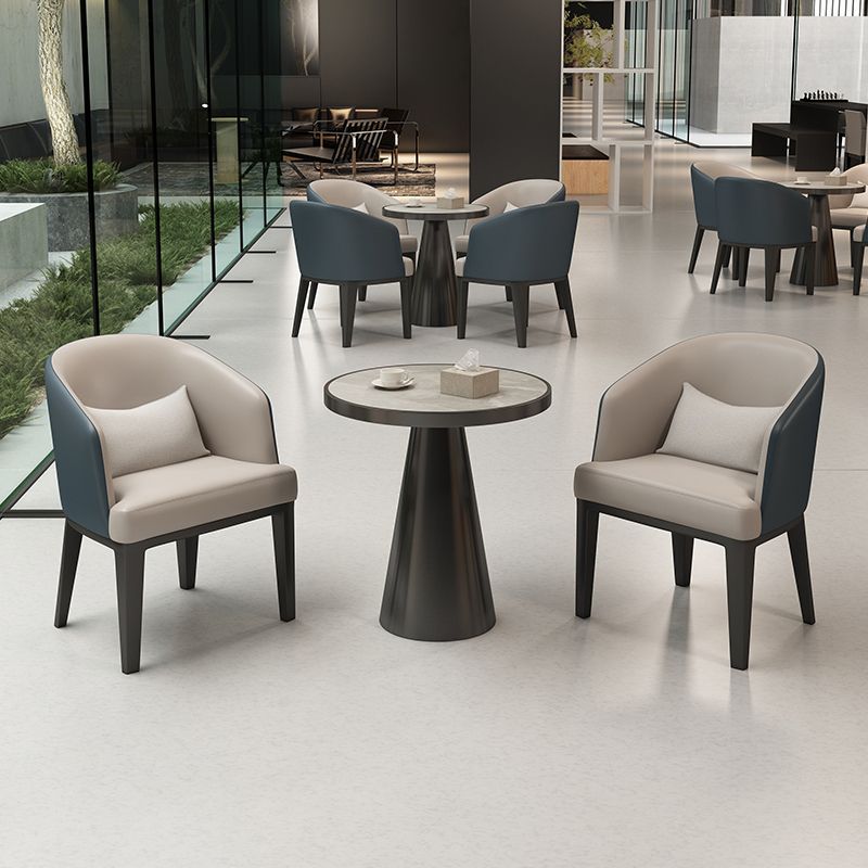 Modern Style Upholstered Home Dining Arm Chair for Dining Room