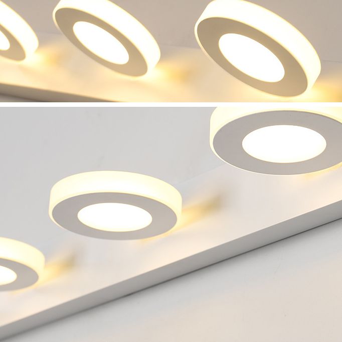 Moderne mode -ijdelheid verlichtingsarmatuur verstelbare hoofdliggers van kop LED -wandverlichtingsideeën voor badkamer