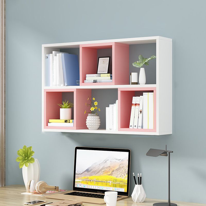 Modern Wall Mounted Wooden Bookshelf Floating Open Shelves Included Book Shelf for Home