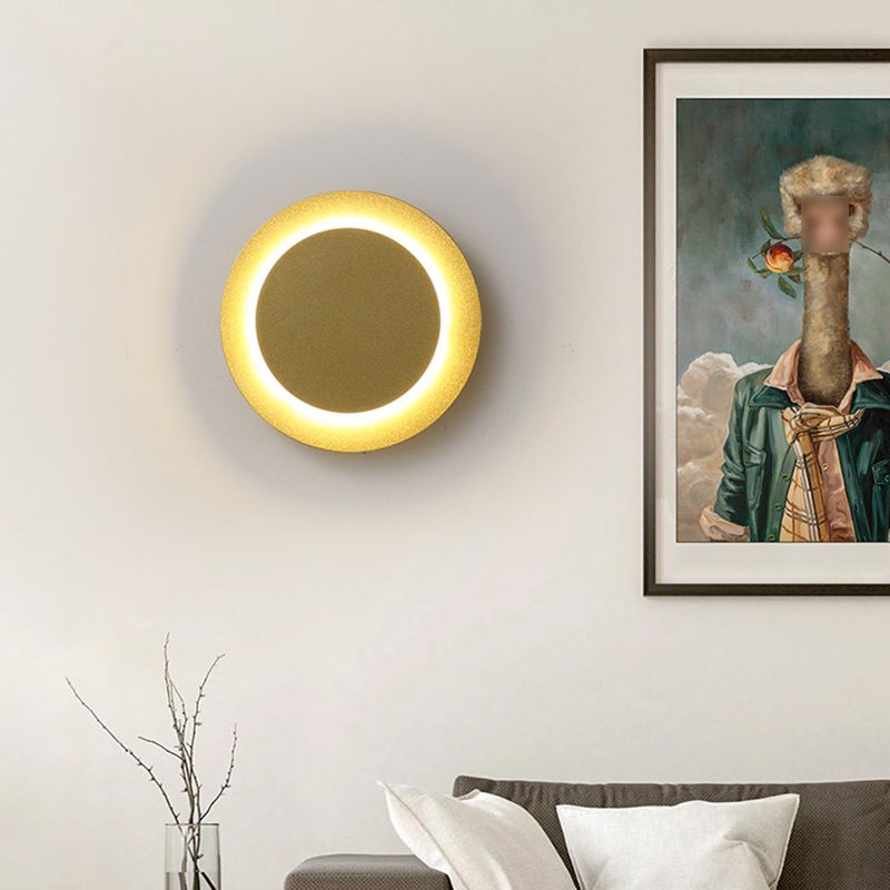 Modern LED Wall Mount Light 1-Light Wall Sconce Light with Acrylic Shade for Living Room
