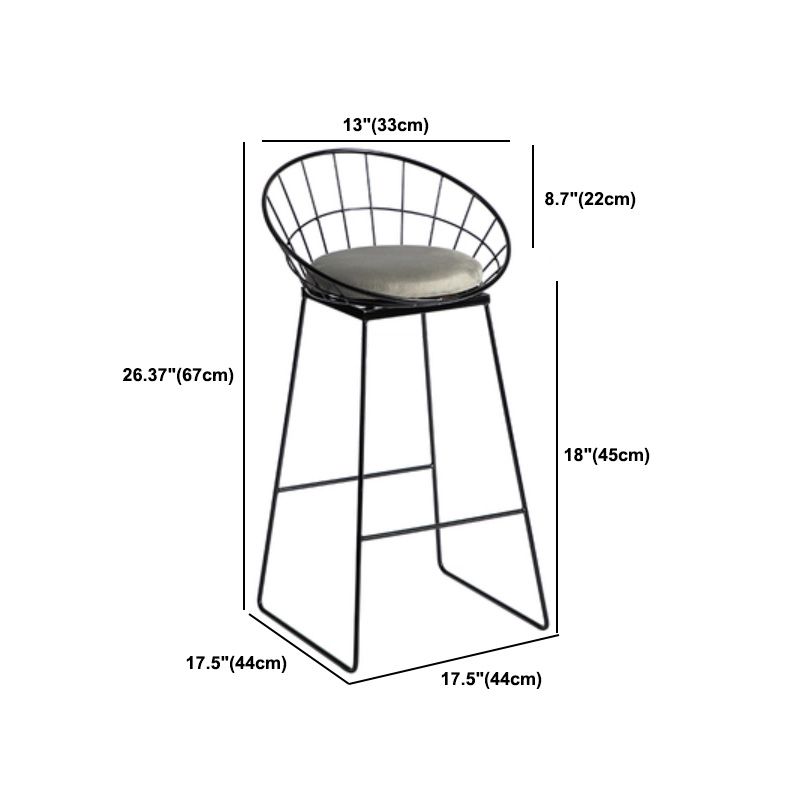 1/3 Pieces Industrial Iron Bar Table Set Round Bistro Set with Grey Stone Top