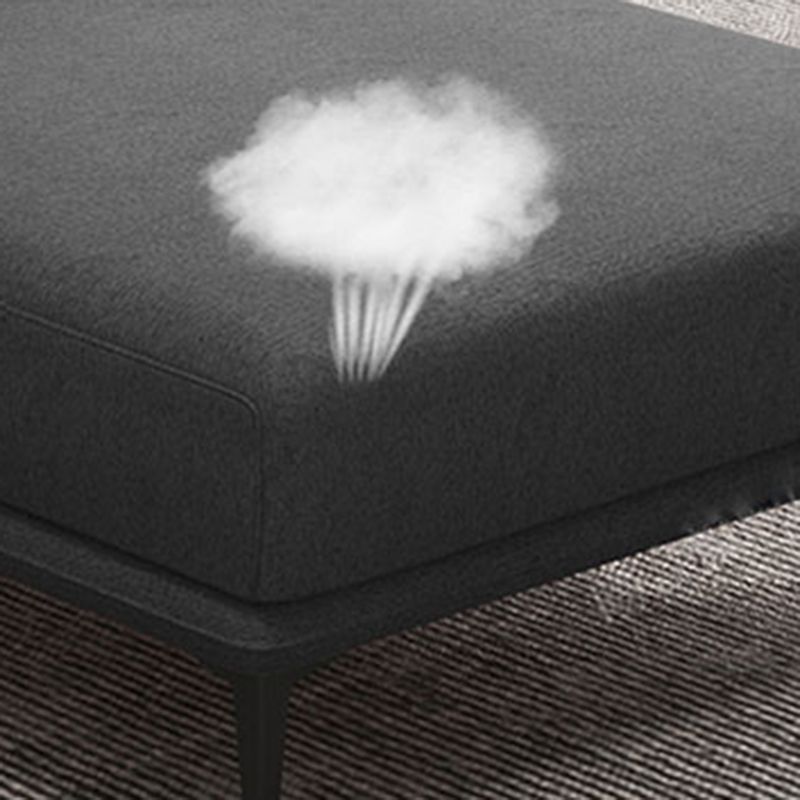 Modern Chaise Lounge Couch One Armed Chaise Lounge with Pillows