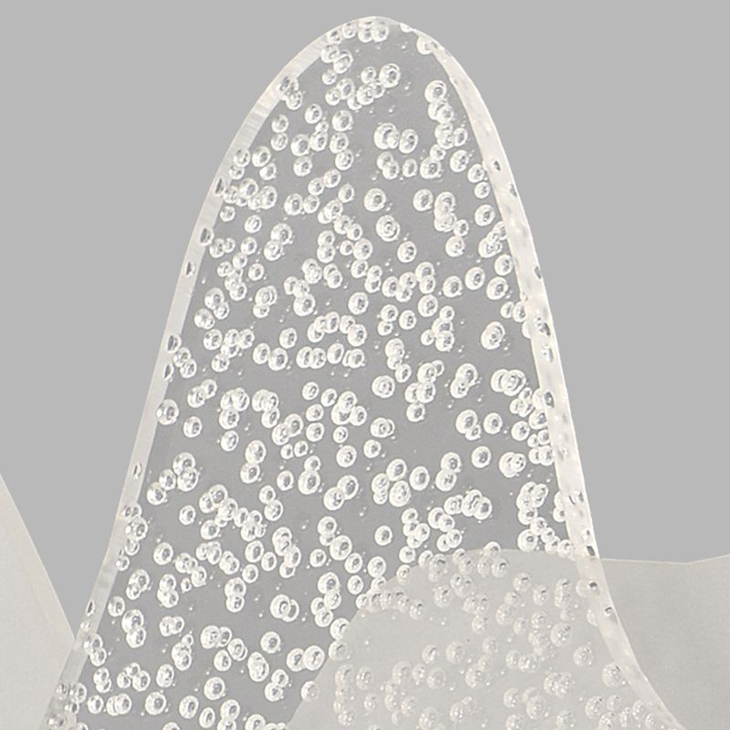 Black Metal Island Lightsing Lámpara de colgantes LED de restaurante moderno con sombra acrílica