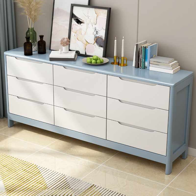 29.5"/37" Tall Solid Wood Chest, Rectangle Accent Chest with Drawers