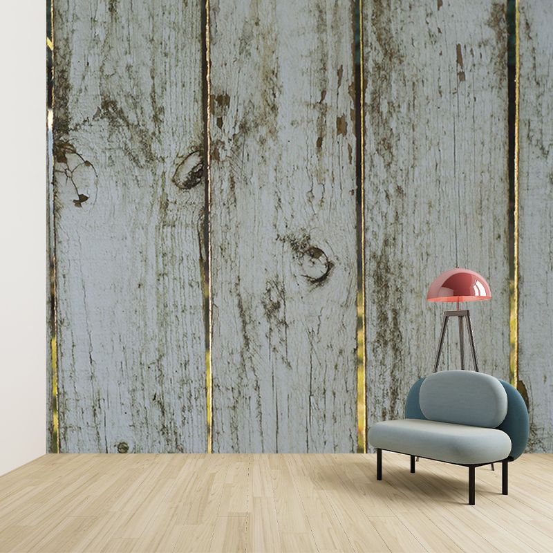 Environment Friendly Mural Industrial Style Wood Texture Mural for Decoration