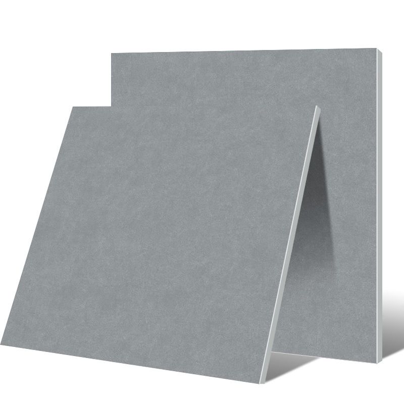 Modern Style Waterproof Floor Tile Pure Color Straight Edge Square Floor Tile