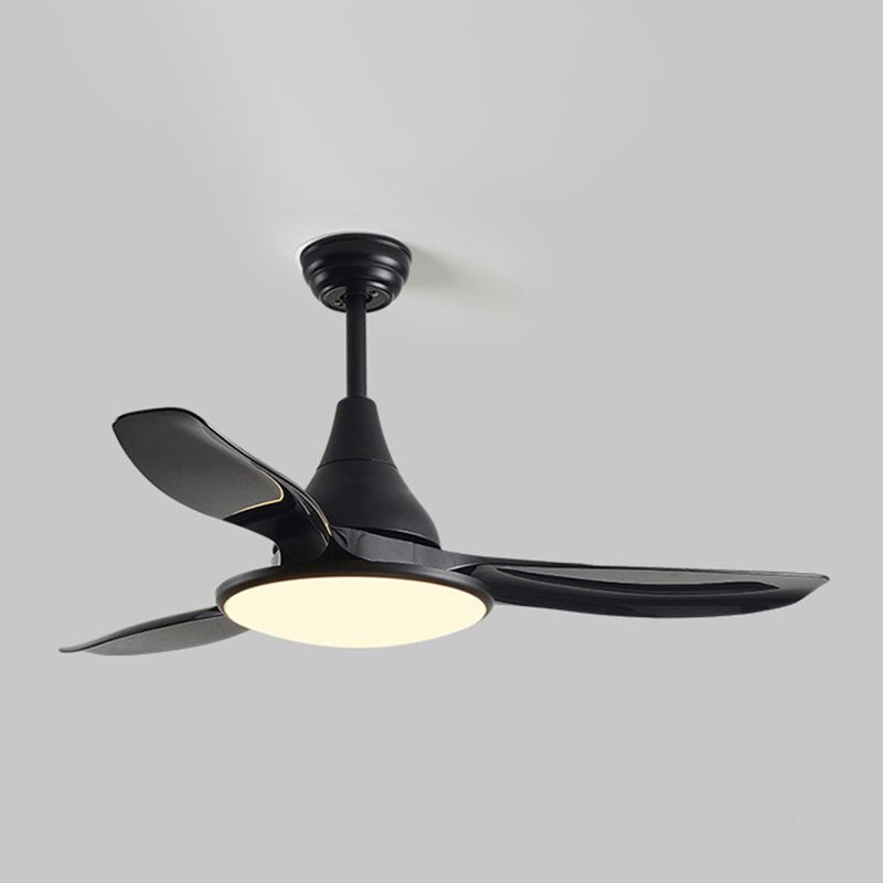 Unique Shape Metal Ceiling Fan Light Kids Style 1-Light Ceiling Fan Lamp for Living Room