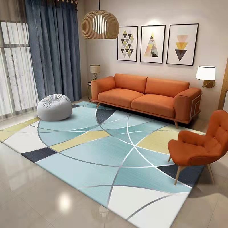 Prachtig tapijt Modern Area Rug Polyester Stain Resistent Washable Area Rug voor woonkamer