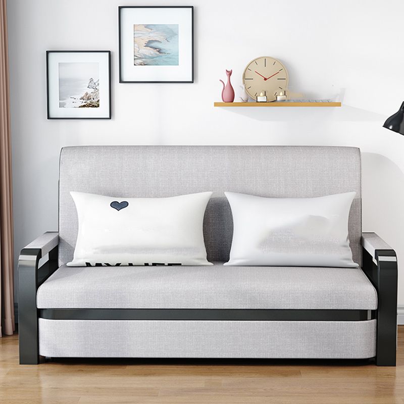 30" Wide Contemporary Futon Sofa Bed Cushion Back Futon Sleeper Sofa