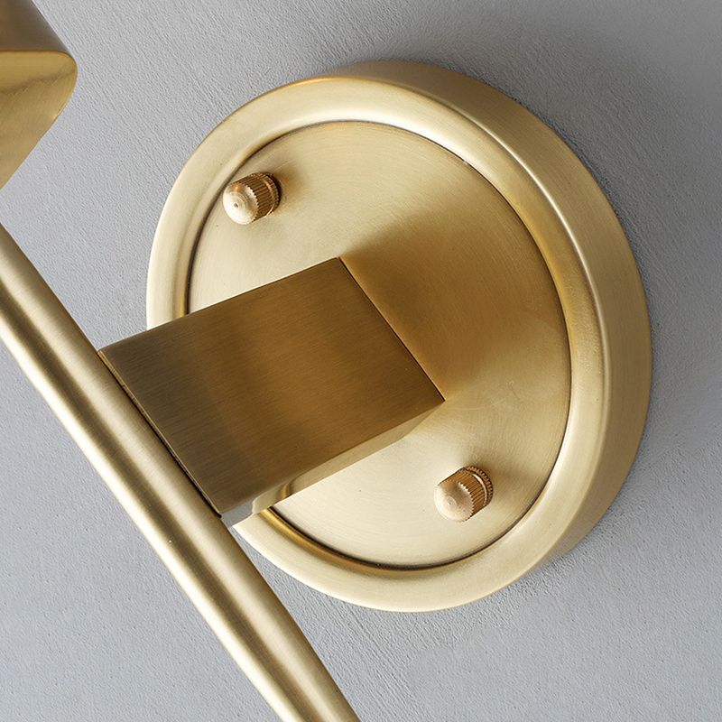 Simplicité traditionnelle Vanité Vanité Lumières Lumières murales en verre Mount d'éclairage pour salle de bain