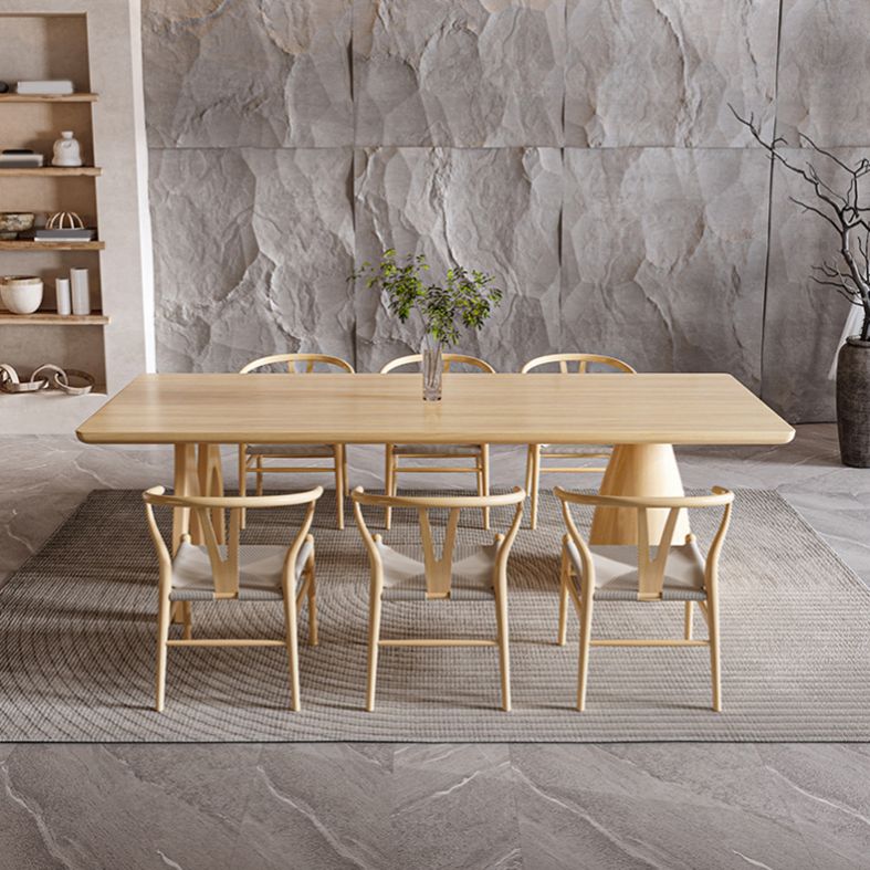 Industrial Solid Wood Dining Table Set 1/2/7 Pieces Dining Set