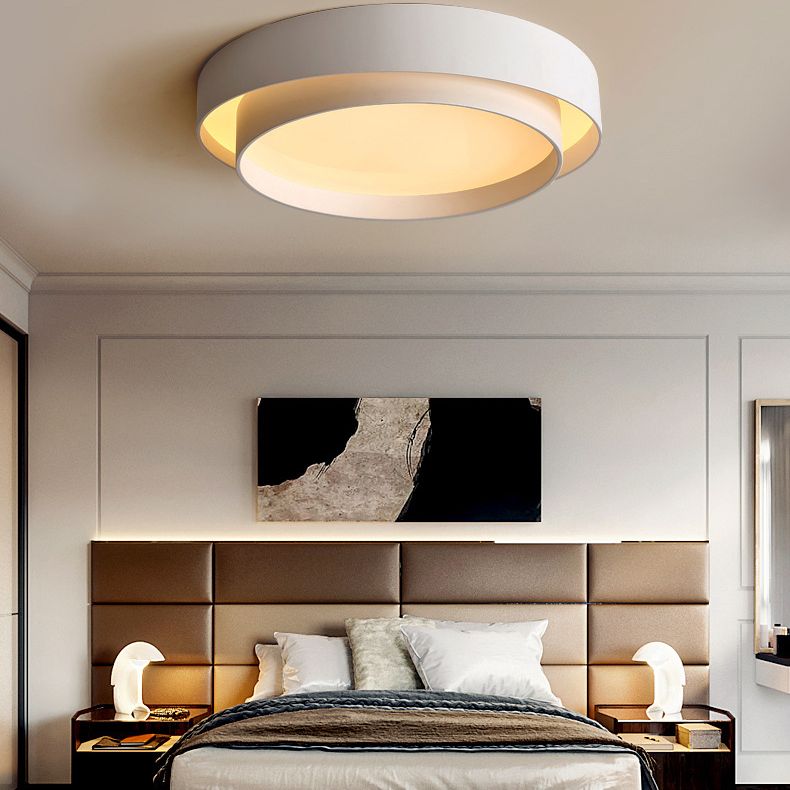 Ultra-thin LED Lamp Flush Mount Ceiling Light with Iron Art for Corridor