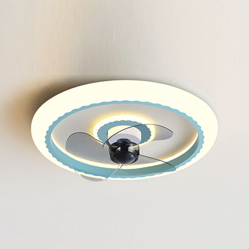 Macaron Round Éclairage du ventilateur