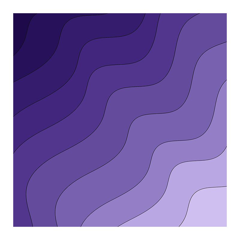 Modern Illustration Mural Wallpaper Gradient Color Indoor Wall Mural