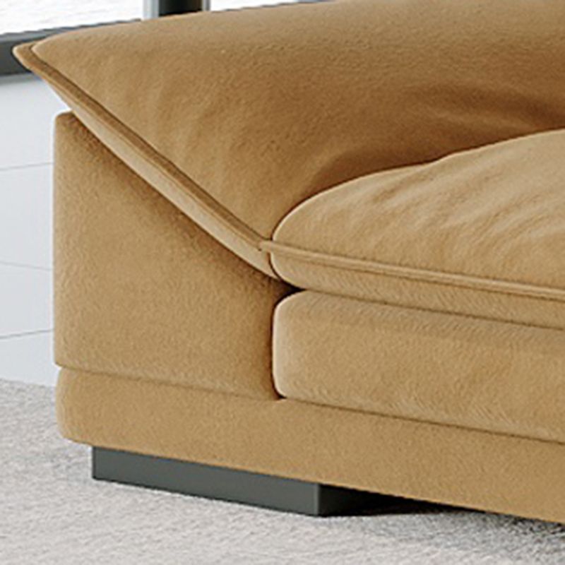 Stationary Living Room Standard Cushions Yellow Contemporary Seating