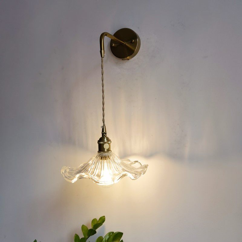 Postmodern Wall Light Sconce Colorful Glass Wall Light Fixture for Bedroom