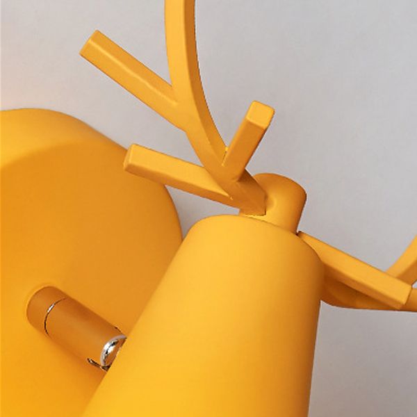 Lámpara de pared geométrica de estilo moderno metal 1 lámpara de luz de luz