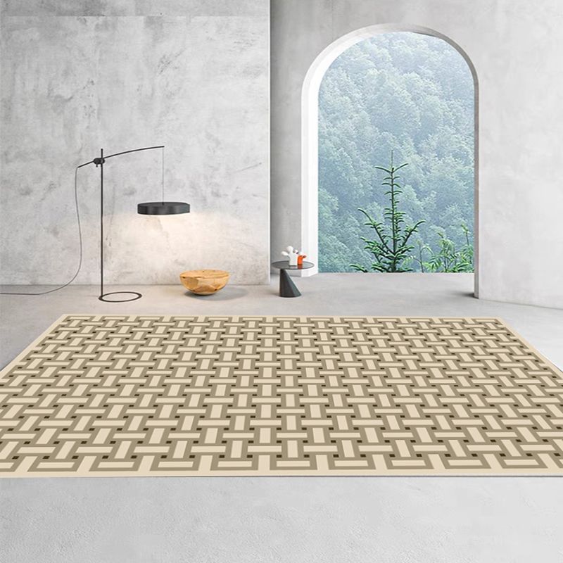 Modern Harlequin Pattern Carpet Polyester Rug Stain Resistant Area Carpet for Home Decoration