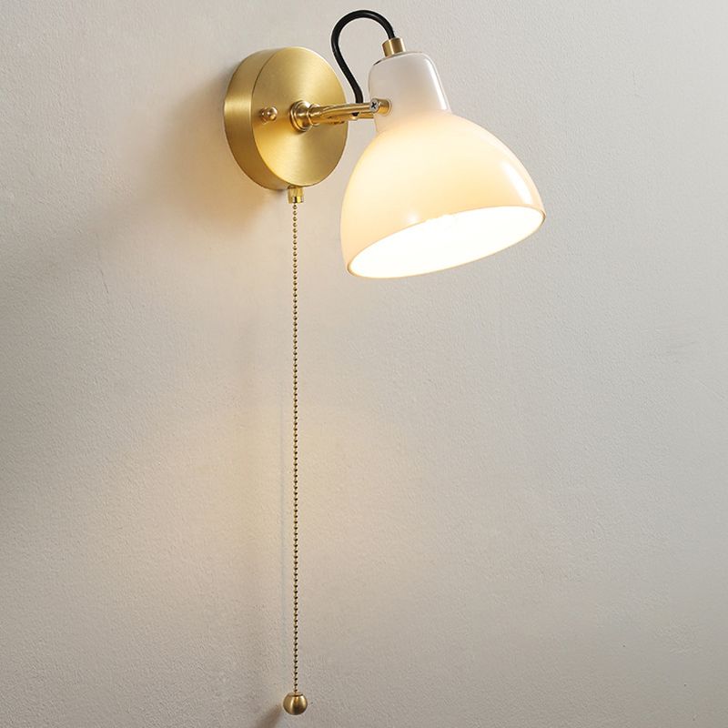 Dome Shape Sconce Light Fixture Modern Style Wall Sconce Lighting for Living Room