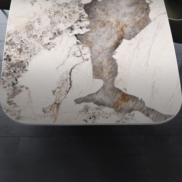 Glam Dining Sintered Stone Table Rectangle Table for Home Use