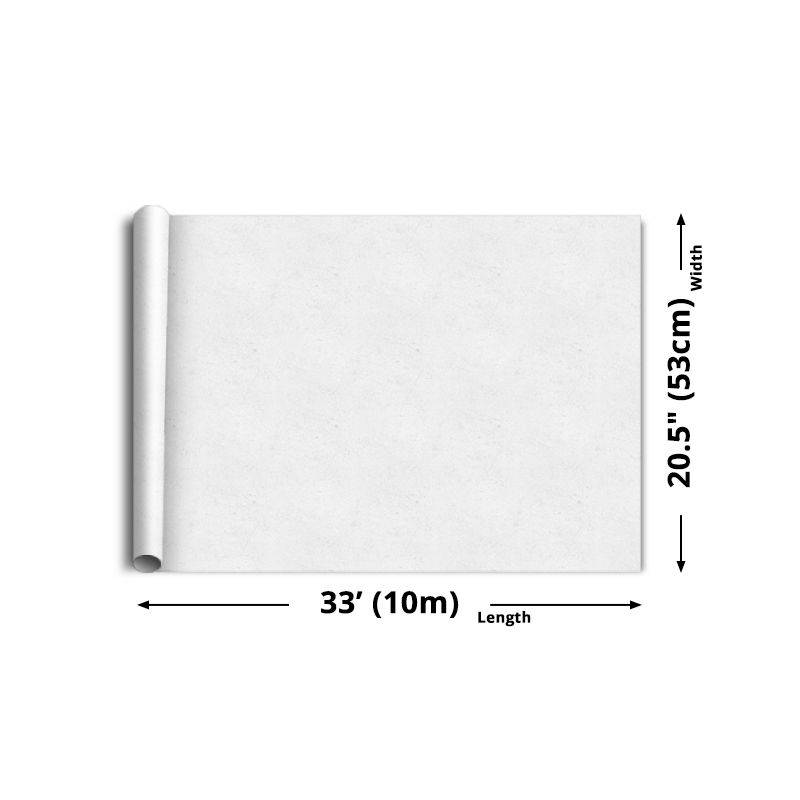 Non-Pasted Wallpaper with Black and White Cube Lattice Design, 20.5"W x 33'L