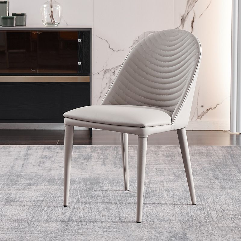 Parsons Dining Room Chair Upholstered Armless Dining Chairs for Home