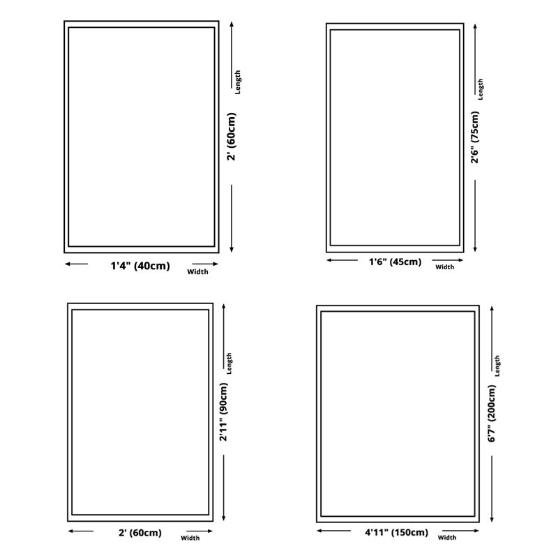 Blue Watercolor Printed Rug Creative Abstract Art Carpet Polyester Washable Rug for Living Room