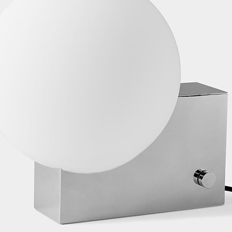 Ball Shape Glass Vanity Lamp Modern Style 1 Light Vanity Light Fixture