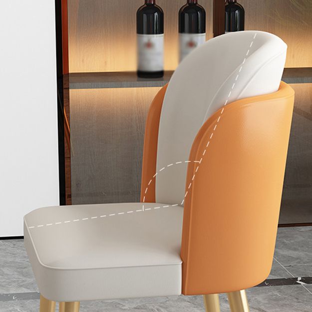 1/2/7 PCS Juego de comedor de glamour de metal con mesa de mesa rectangular