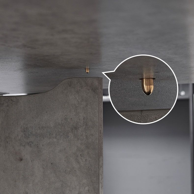 Muebles de estilo de mediados de siglo Mesa de comedor de madera maciza para el comedor en casa