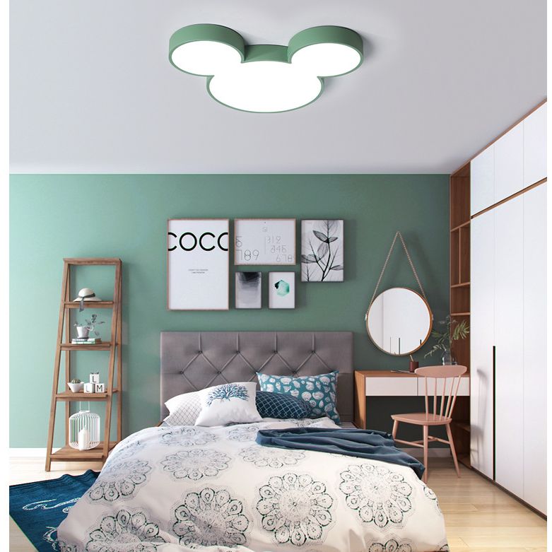 Cartoon Close To Ceiling Lighting Fixture Modern Acrylic LED Flush Mounted Ceiling Light