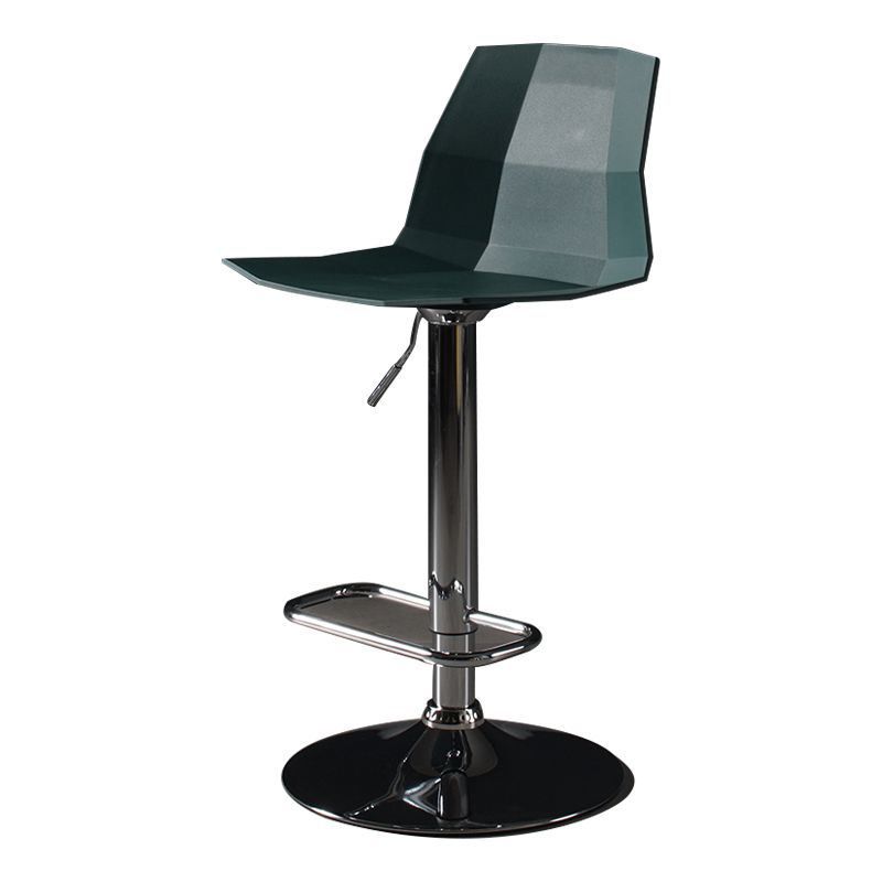 Modern Plastic Counter & Bar Stool Indoor Adjustable Height Footrest Stool