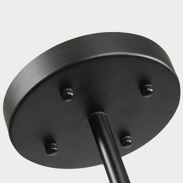 Bubble Chandelier Light Fixture with Ball Shade Modern Style Glass 5/6/7 Lights Black/Gold Finish Ceiling Lighting