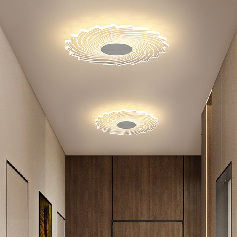 Ultrathin Acrilico Flush Mount Light Minimalista LED Clear Flushmount per Hallway