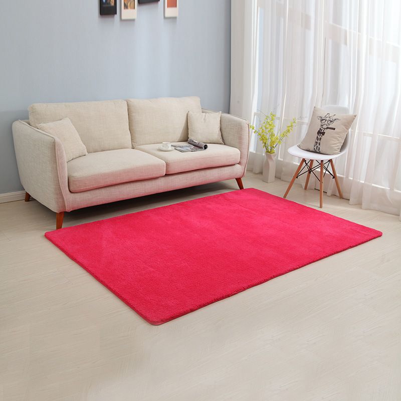 Tapis lavable en polyester moderne Tapis sans glissement pour salon pour le salon