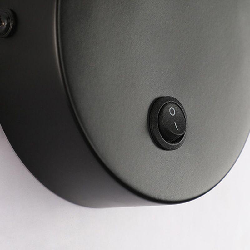 Moderne einfache Wandleuchter 1 Blub Metall Wandmontierte Leuchte für Schlafzimmer Leselampe