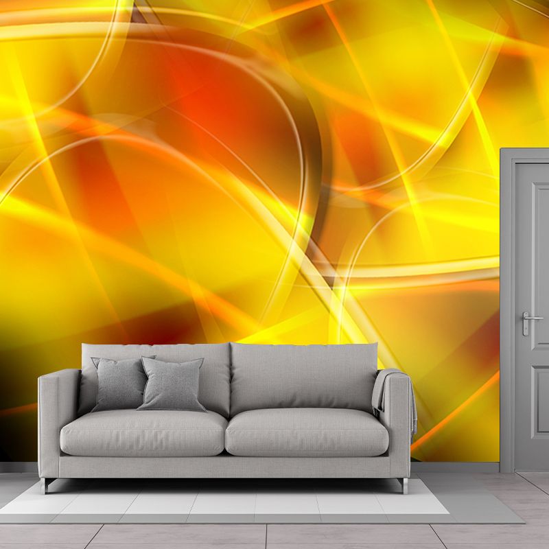 Water Resistant Abstract Mural Wallpaper Customized Wall Decor for Living Room